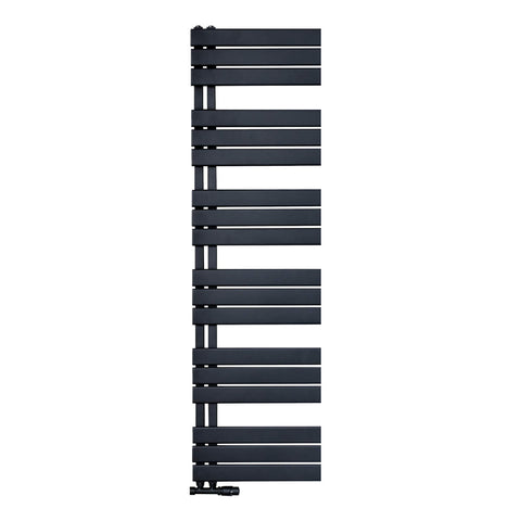 Handdoekradiator badkamerradiator paneel aansluiting links/rechts zwart 1800x500 890W - Mat zwart, handdoekradiatoren — SKU MB-19270-22797, EAN 5404029156437