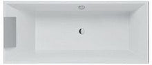 BAIN QUARYL SQUARO VB + PIEDS 180-80CM BLANC
