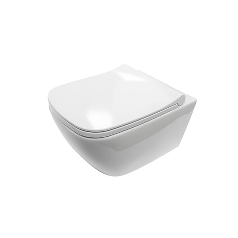Belvit randloos design hang-wc wit + softclose deksel, wc-potten — SKU MB-19011-22538, EAN 5404029121008