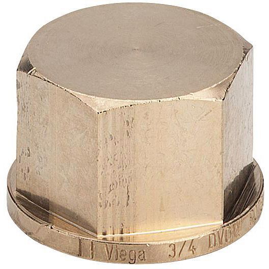 Bronzen stop 1/2"F Viega