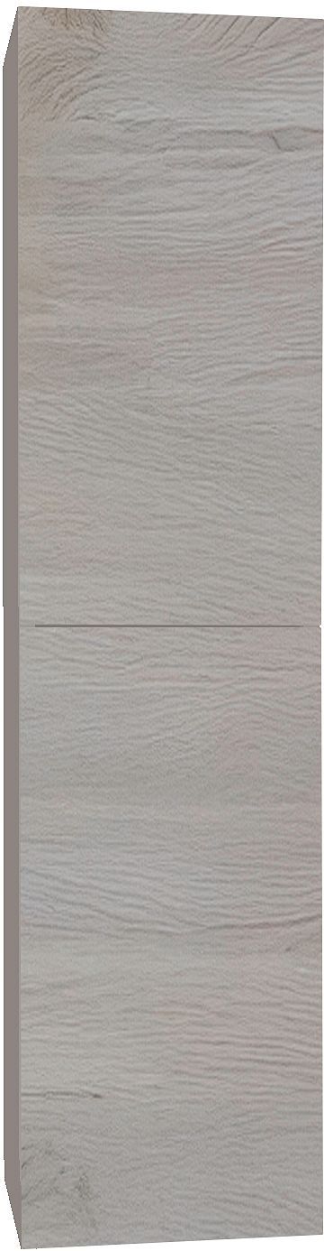 KOLOMKAST COFFEE 2 DEUREN LINKS 40 EIK DECOR ZILVER