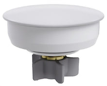 Clic krepine voor cleanflow burgbad mineraal 80MM lavabo mat wit