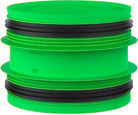 Aansluitstuk+rubber D180-D160 Duco