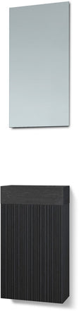LAVE-MAINS FOREST STONE/ 1 PORT/MIROIR CHENE NOIR