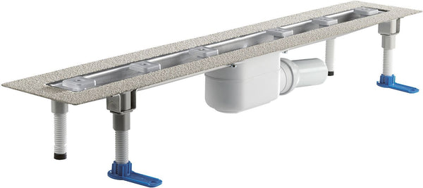 Vloergoot+put ceraline DALLMER 60CM inox