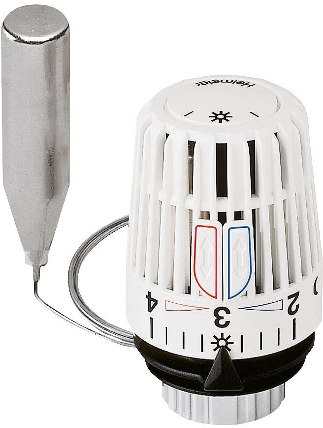 Thermostaatkop+afstandsvoeler K Heimeier 2M wit