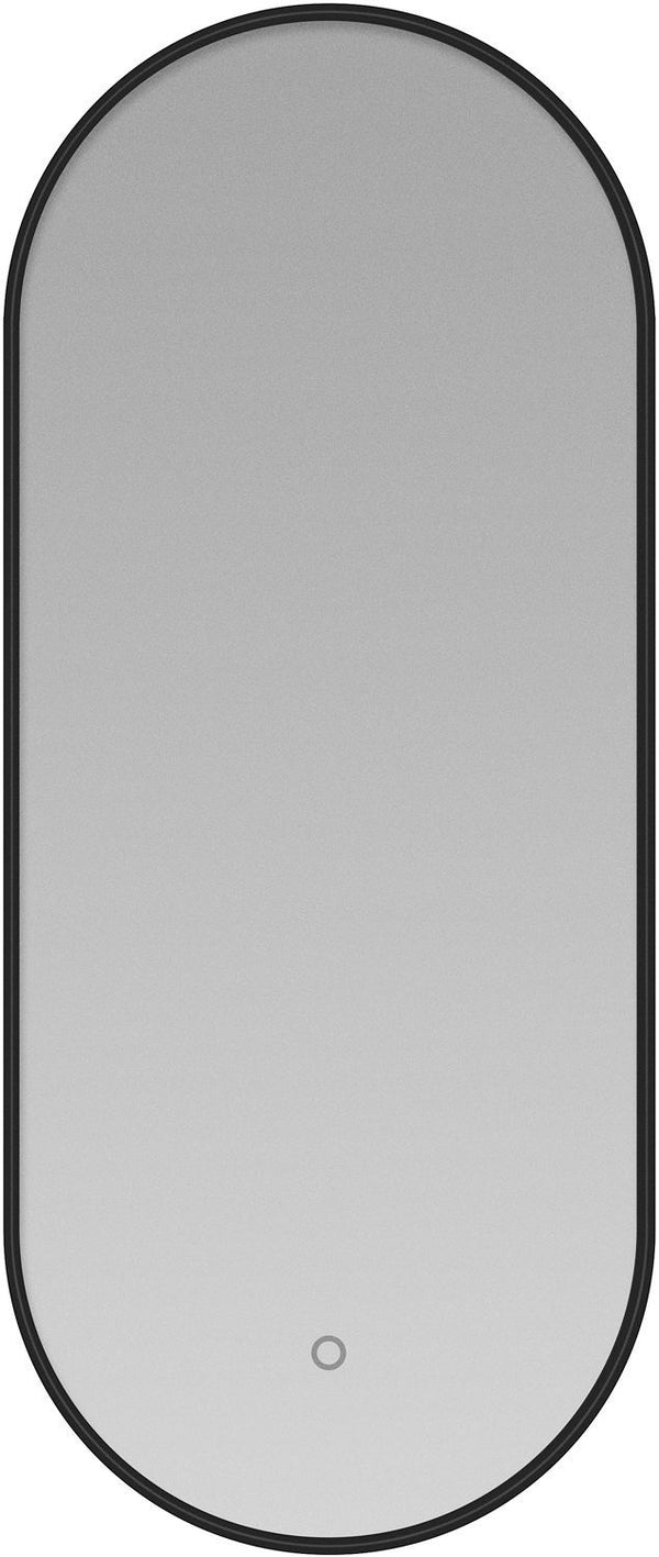 MIROIR DESCO COLLECTION OVAL 90X38CM LED 4000K NOIR