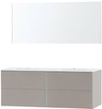 MEUBEL PURO DUO GRIJS 160 KUNSTMARMER SPIEGEL