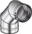 INOX ENKELW BOCHT 90GR CONDENSOR POUJOULAT 200MM