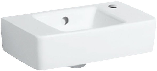 HANDENWASSER RENOVA NR.1 PLAN GEBERIT 40-25CM +KRAANGAT RECHTS WIT