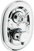 SET DE FINITION THERMOSTAT 1926 KLUDI + ROBINET D'ARRET CHROME