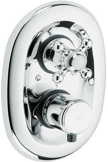SET DE FINITION THERMOSTAT 1926 KLUDI + ROBINET D'ARRET CHROME