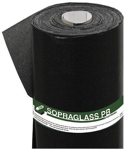 Dampscherm sopraglass PB V3 t/f glasvlies 10M om te branden