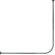 PORTE-RIDEAU EN L 90-90CM AVEC FIXATION