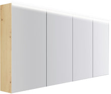 ARMOIRE TOILETTE COFFEE 4 PORTES 1800MM 4250K CHENE DECOR URBAN