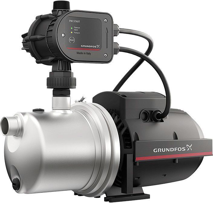 Zelfaanzuigende PM booster JP3-42 met elektronische drukschakelaar PM1 Grundfos