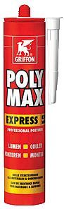COLLE DE MONTAGE GRIFFON POLYMAX PRO XPRESS CARTOUCHE BLANC 435GR