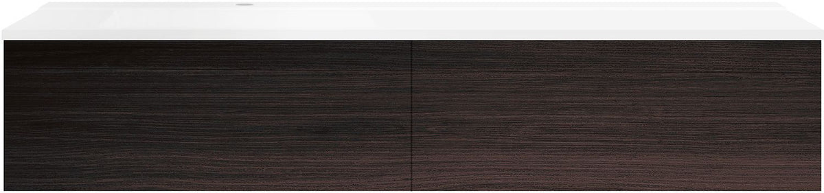 ONDERBOUW COFFEE 2 LADES 160 EIK DECOR MOKKA+WASTAFEL LINKS WIT