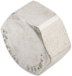 BOUCHON FILETE LAITON 1/2" F CHROME