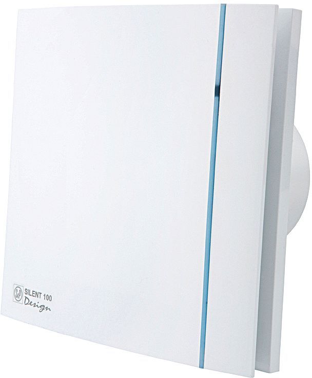 Badkamer ventilator + timer SILENT-100 crz design s<(>&<)>p