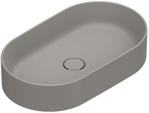 Opbouwlavabo Zero catalano cataglaze+ 60X35 H12 zonder overloop tortora satinato