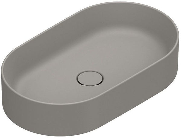 Opbouwlavabo Zero catalano cataglaze+ 60X35 H12 zonder overloop tortora satinato