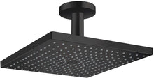 DOUCHE DE TETE RAINDANCE E300 1JET HG+BRAS PLAFOND NOIR MAT