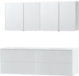 Meubel puro duo wit 180 Solid Molto spiegelkast