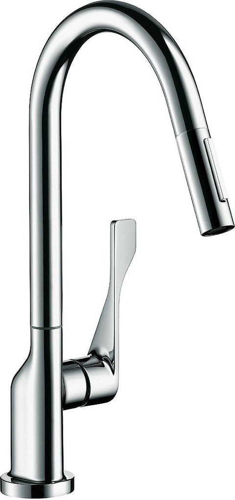1GREEP Mengkraan keuken citterio Axor uittrekbare handdouche 2-STRALEN chroom