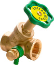 ROBINET D'ARRET FILETE POUR PURGEUR LAITON 5/4"FF