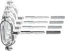 SET DE FIXATION (4PIECES) POUR SOLAR JUNKERS DN20/25