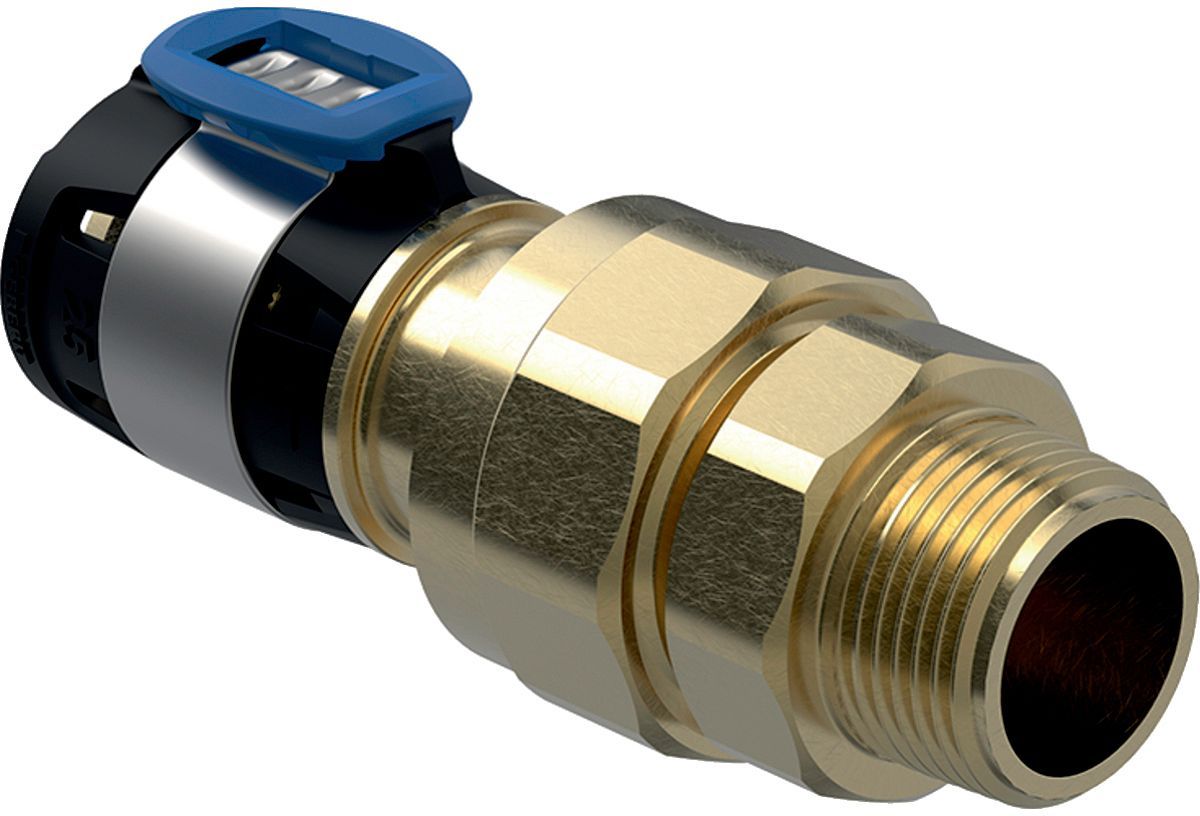 3-DELIGE Koppeling 32MM-1"M FlowFit Geberit