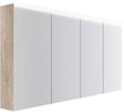ARMOIRE TOILETTE COFFEE 4 PORTES 1600MM 4250K CHENE DECOR FLANELLE