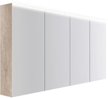 ARMOIRE TOILETTE COFFEE 4 PORTES 1600MM 4250K CHENE DECOR FLANELLE