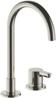 2 Gats mengkraan lavabo icona classic fantini zonder sluiting 160MM polished nickel pvd