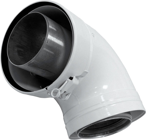 BOCHT ALU 90° DAALDEROP 80/125MM