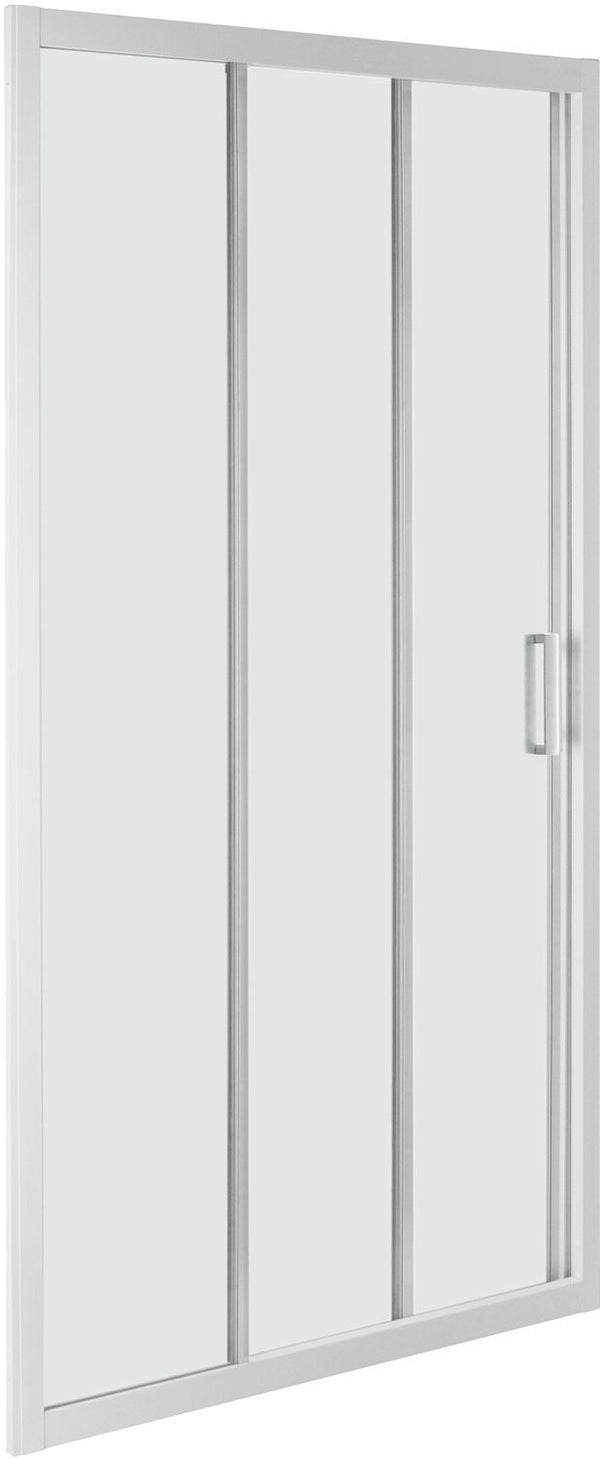 Douchedeur 3-DELIG Step 75-79 H190 aluminium-helder
