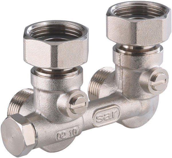 H-BLOK 1-PIJP COMAP VENTIEL MUUR 3/4"EK-M22