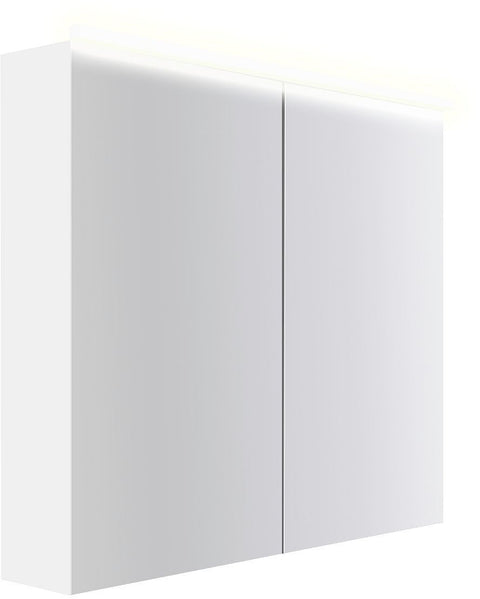 Spiegelkast COFFEE 2 deuren 900MM 4250K mat wit