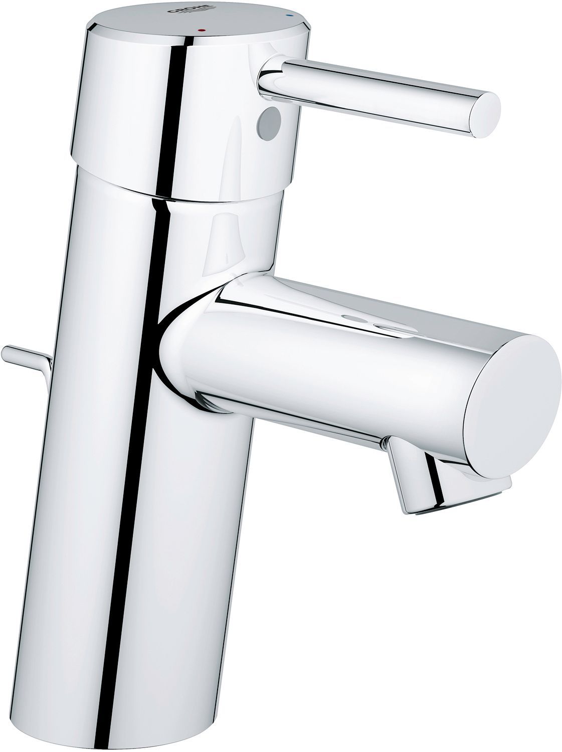 1greep mengkraan lavabo concetto GROHE ecojoy A.S. CHROOM, kranen & mengkranen — SKU DESCO-156239