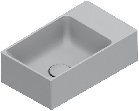 Handenwasser Premium catalano cataglaze+ 40X23 zonder overloop cemento satinato