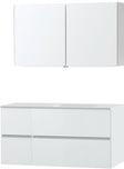 MEUBEL MOLTO POEDERWIT 125 RECHTS SOLID SPIEGELKAST