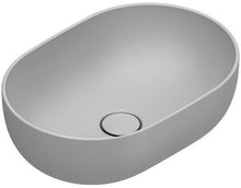 VASQUE A POSER SFERA CATALANO CATAGLAZE+ 50X35 H16 SANS TROP-PLEIN CEMENTO SATINATO