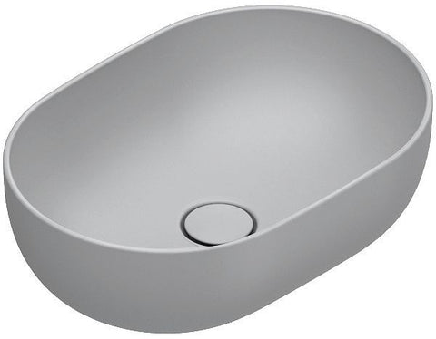 Opbouwlavabo sfera catalano cataglaze+ 50X35 H16 zonder overloop cemento satinato