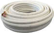 LIAISON FRIGORIFIQUE ISOLEE EN CUIVRE DUO 1/4"-1/2" ROULEAU 30M