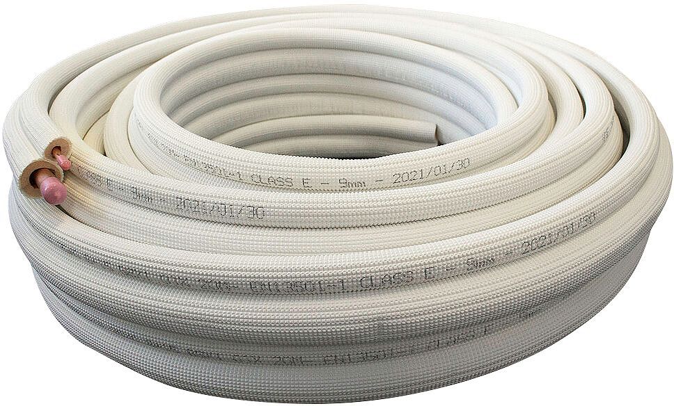 Duo RK geisoleerde koelleiding 1/4"-1/2" rol 30M