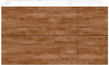 ONDERBOUW COFFEE 4 LADES 110 TEAKHOUT DECOR KANEEL +WASTAFEL LINKS PORSELEIN WIT
