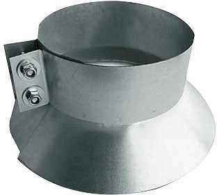Spiral-d stormkraag dakdoorvoer voor ventilatie 160MM