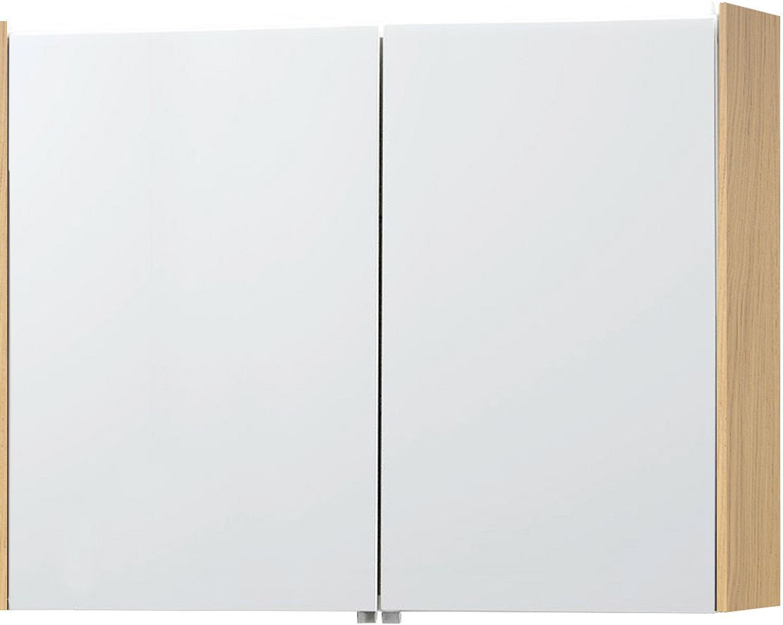 SPIEGELKAST MOLTO 91CM MET VERLICHTING LEDLINE EIK BRONS