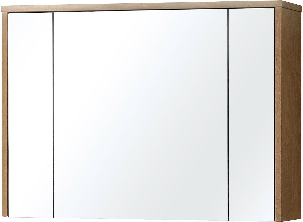 Spiegelkast combo massif/molto/craft 3 deuren 90CM eik